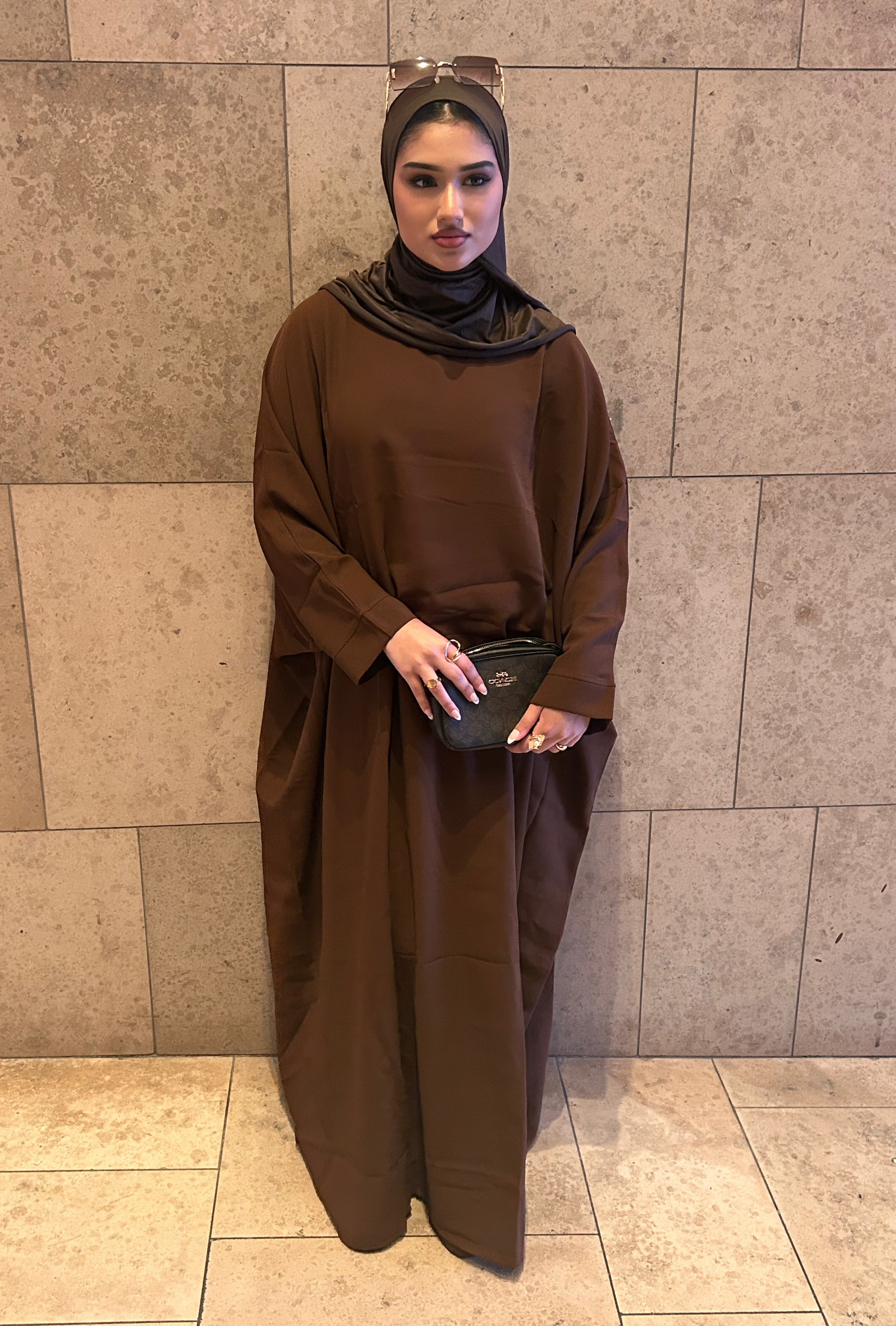 Brown Farasha with Inner Belt