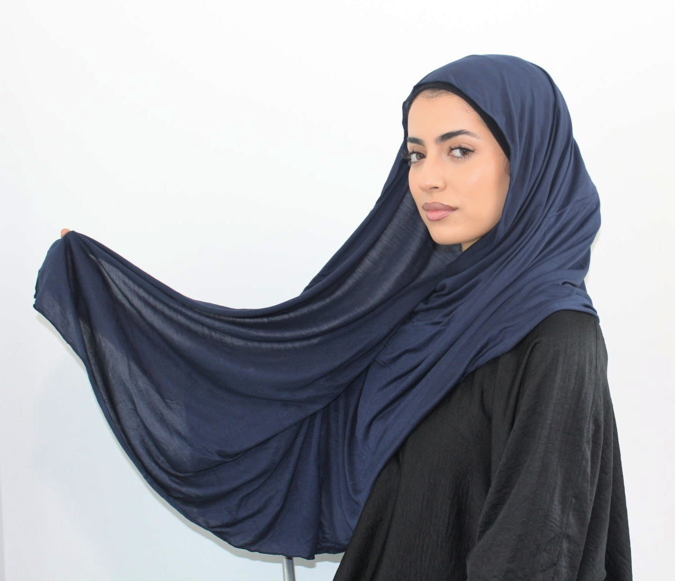 Jersey Hijab - Navy