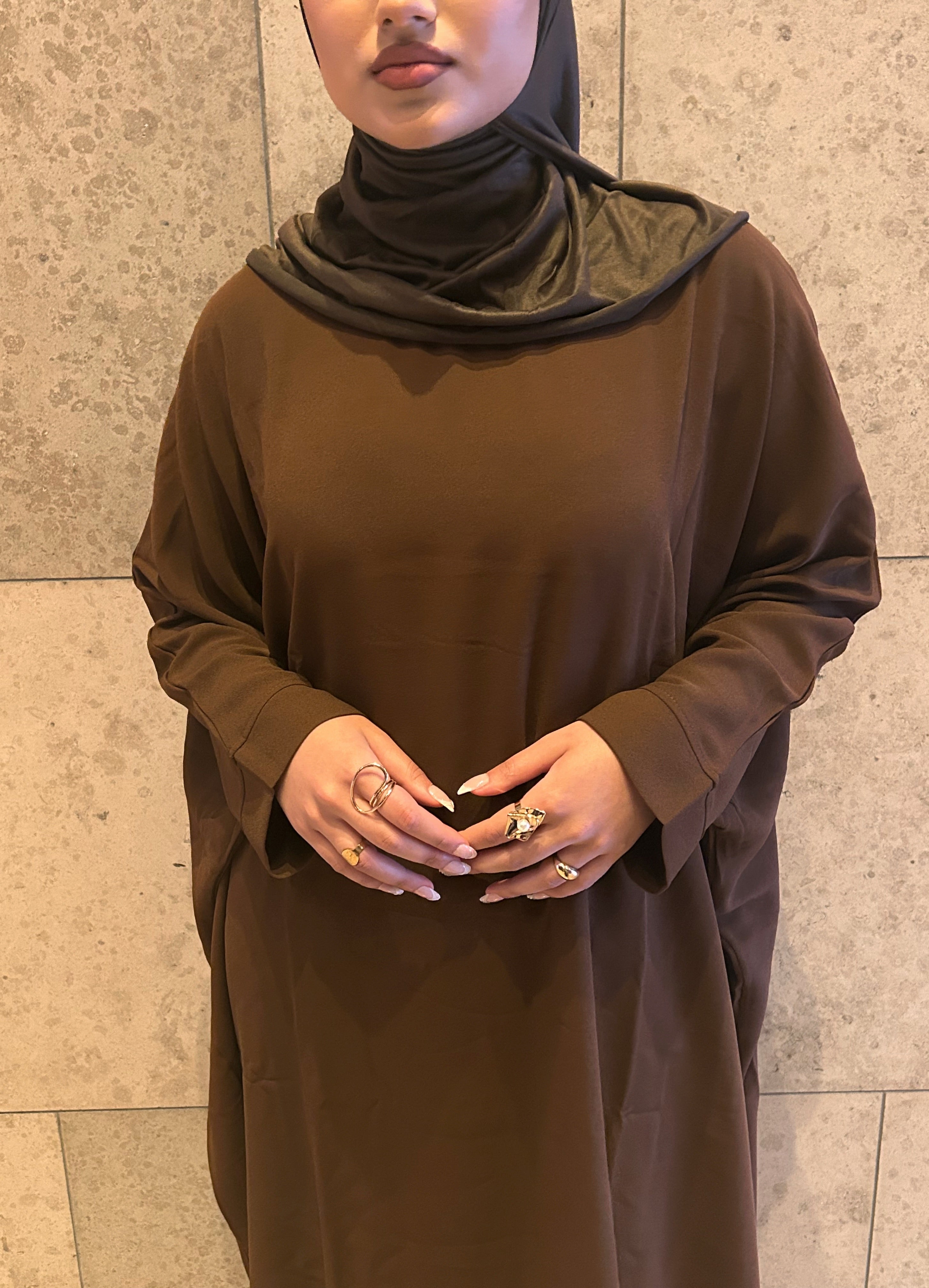 Brown Farasha with Inner Belt