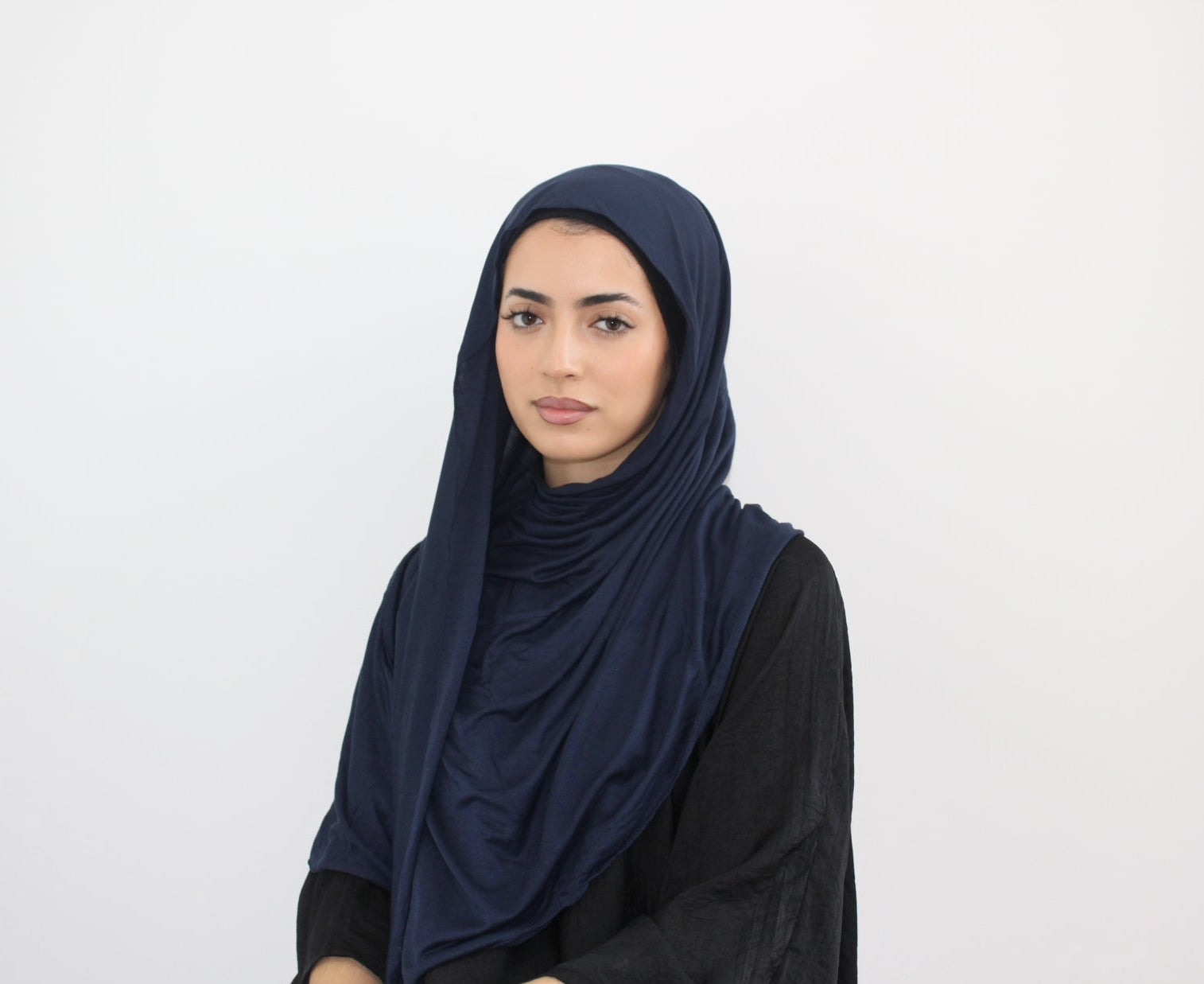 Jersey Hijab - Navy