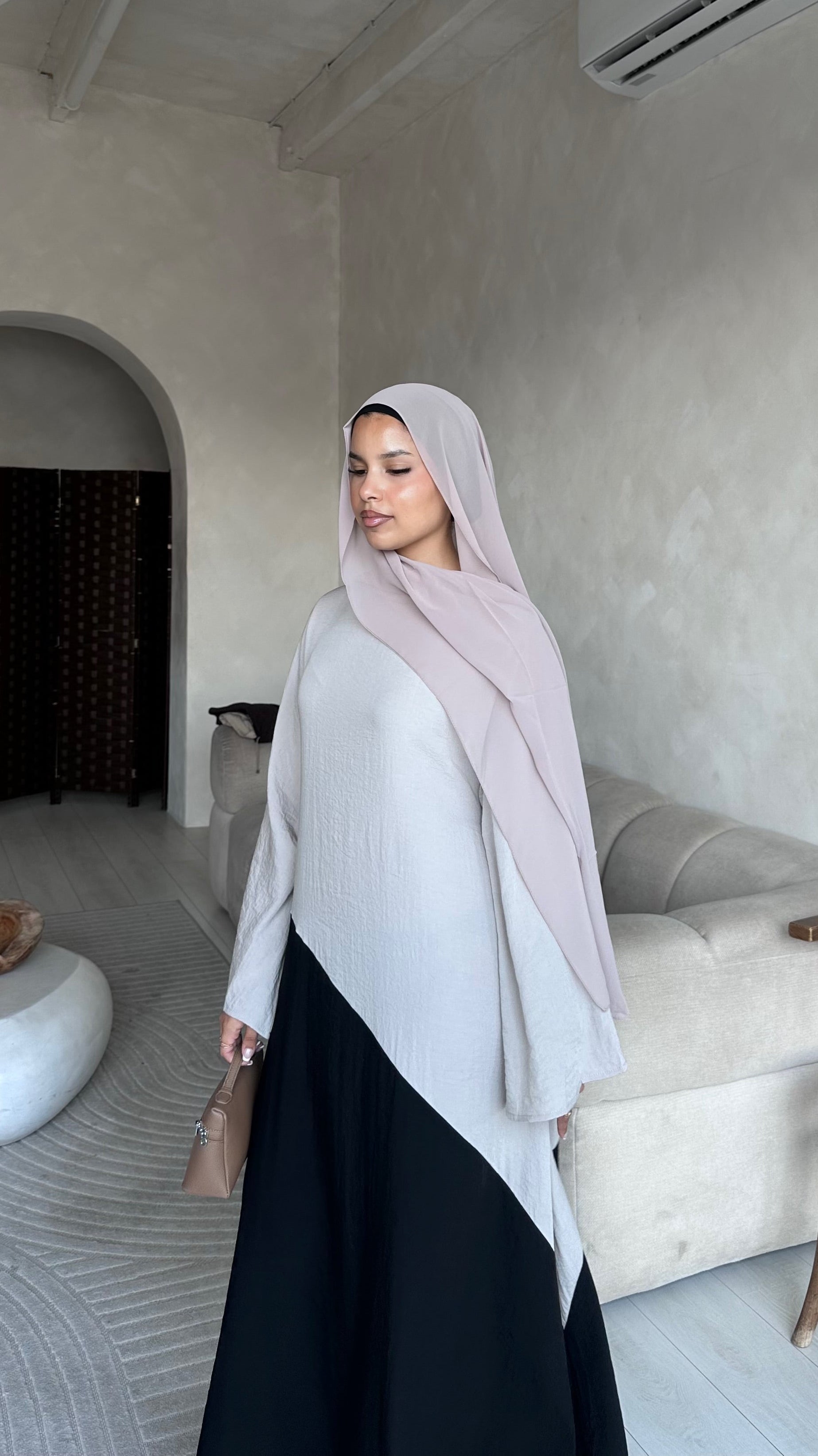 Nude Chiffon hijab