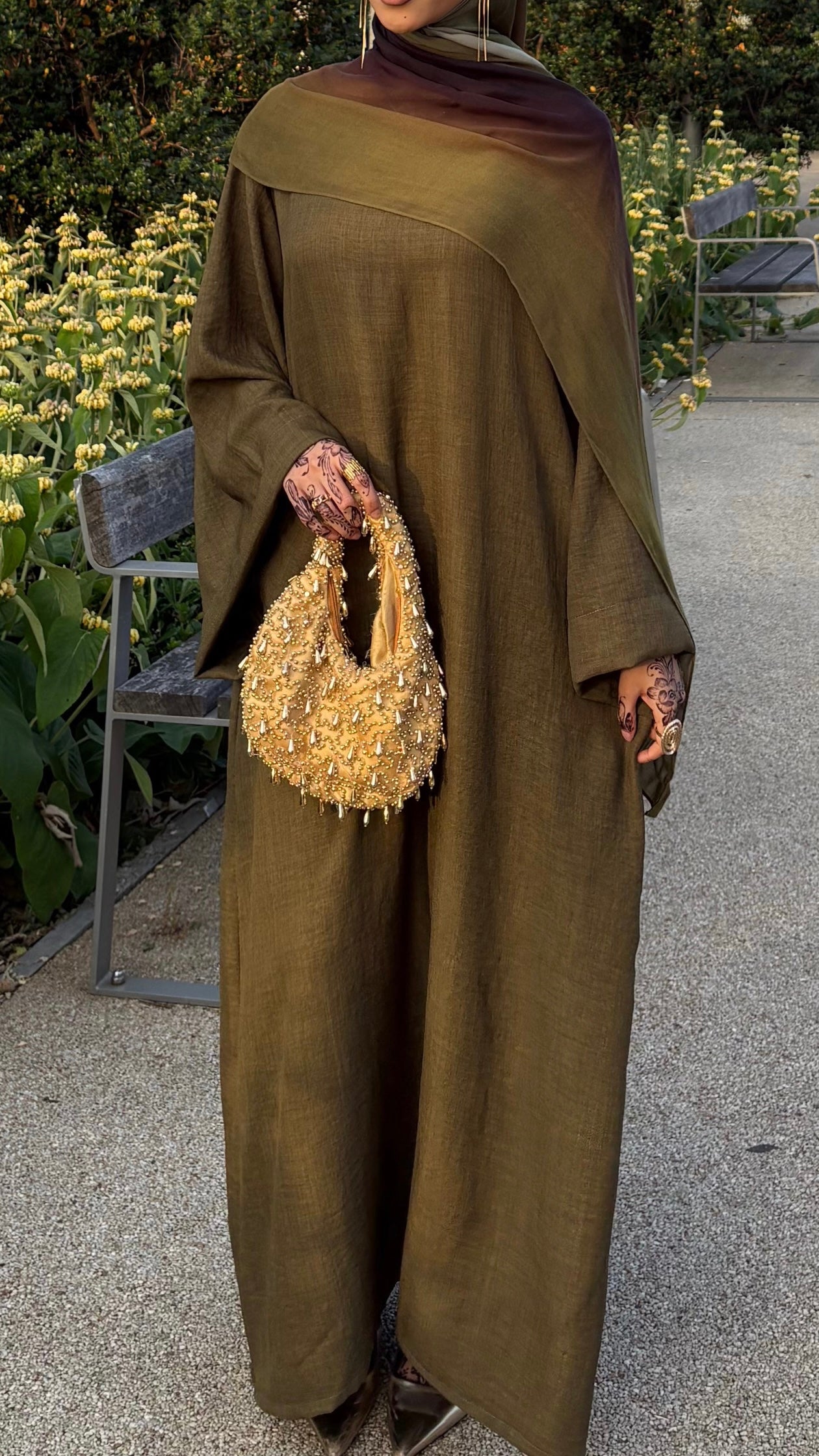 Olive Basic Abaya