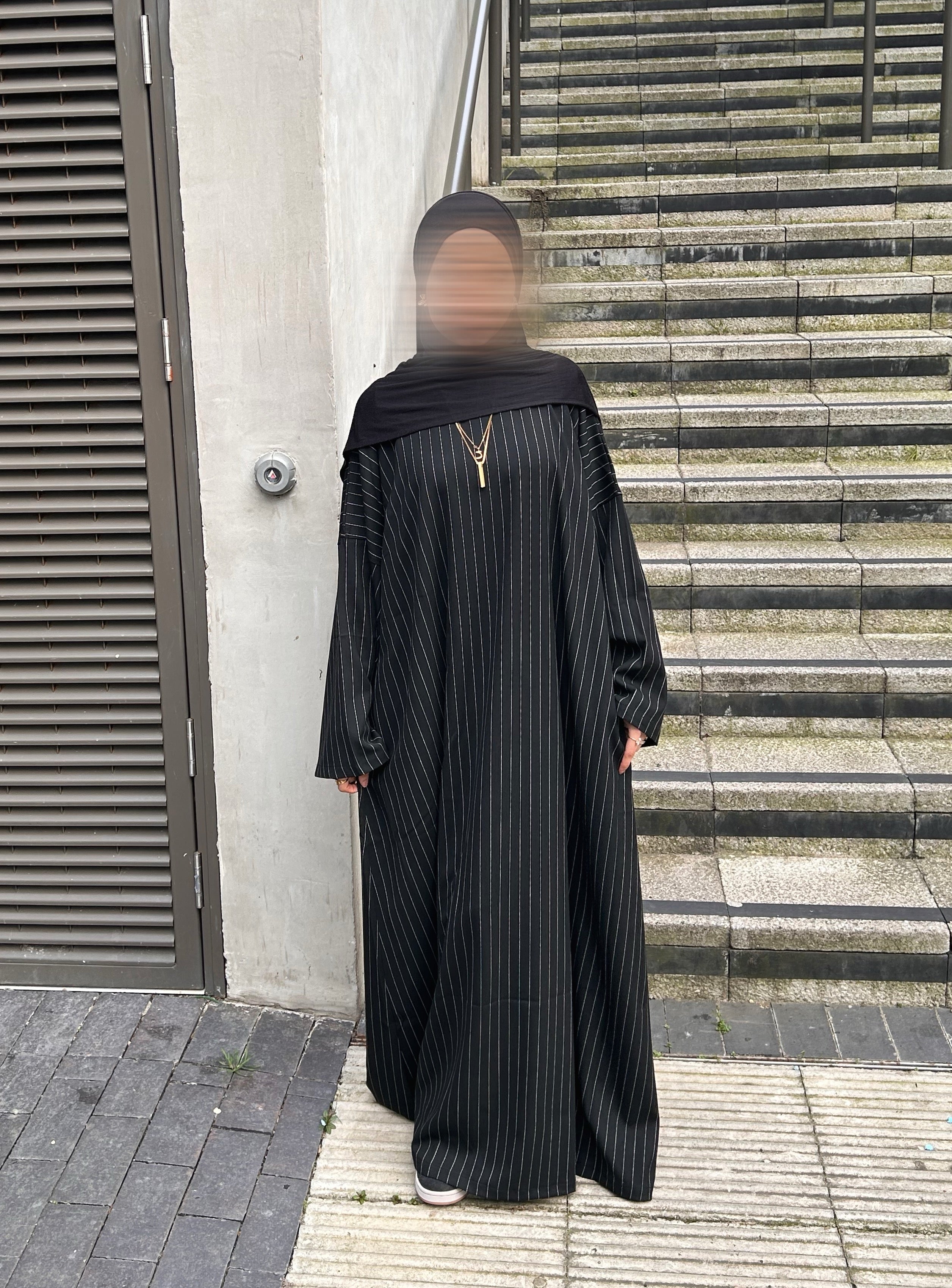 Black Maysa Closed Abaya