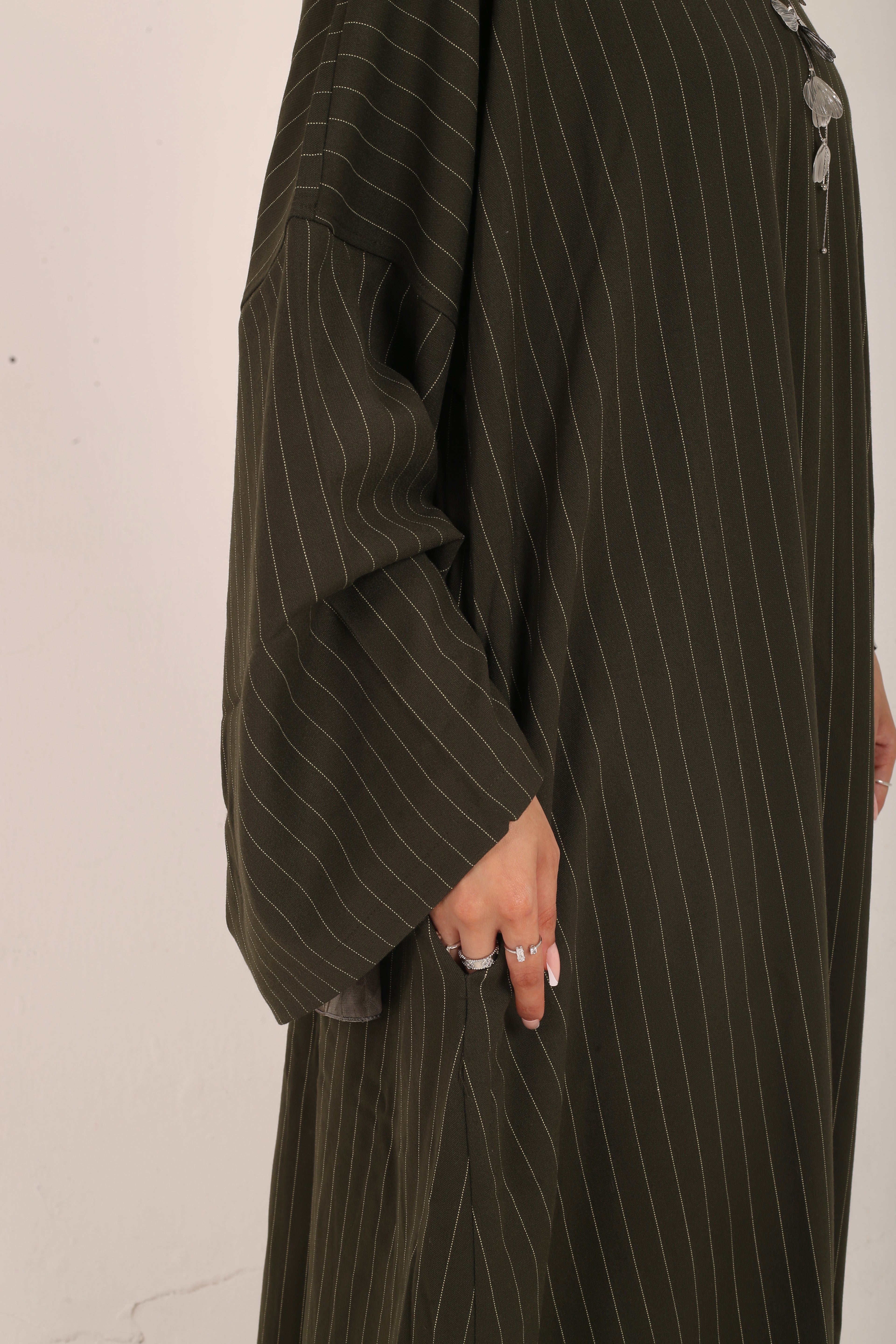 Green Maysa Closed Abaya