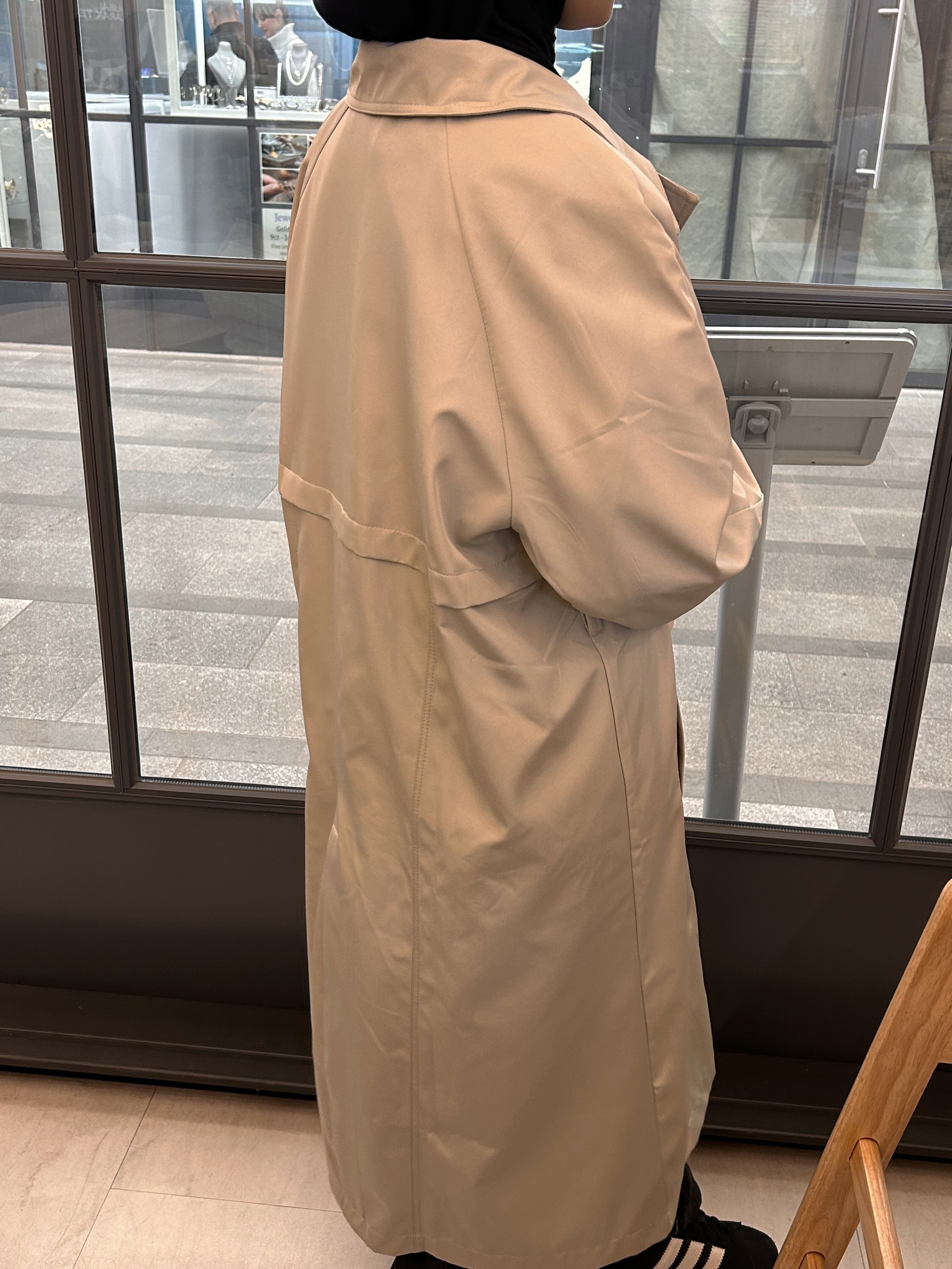 Waterproof Trench Coat - Greige