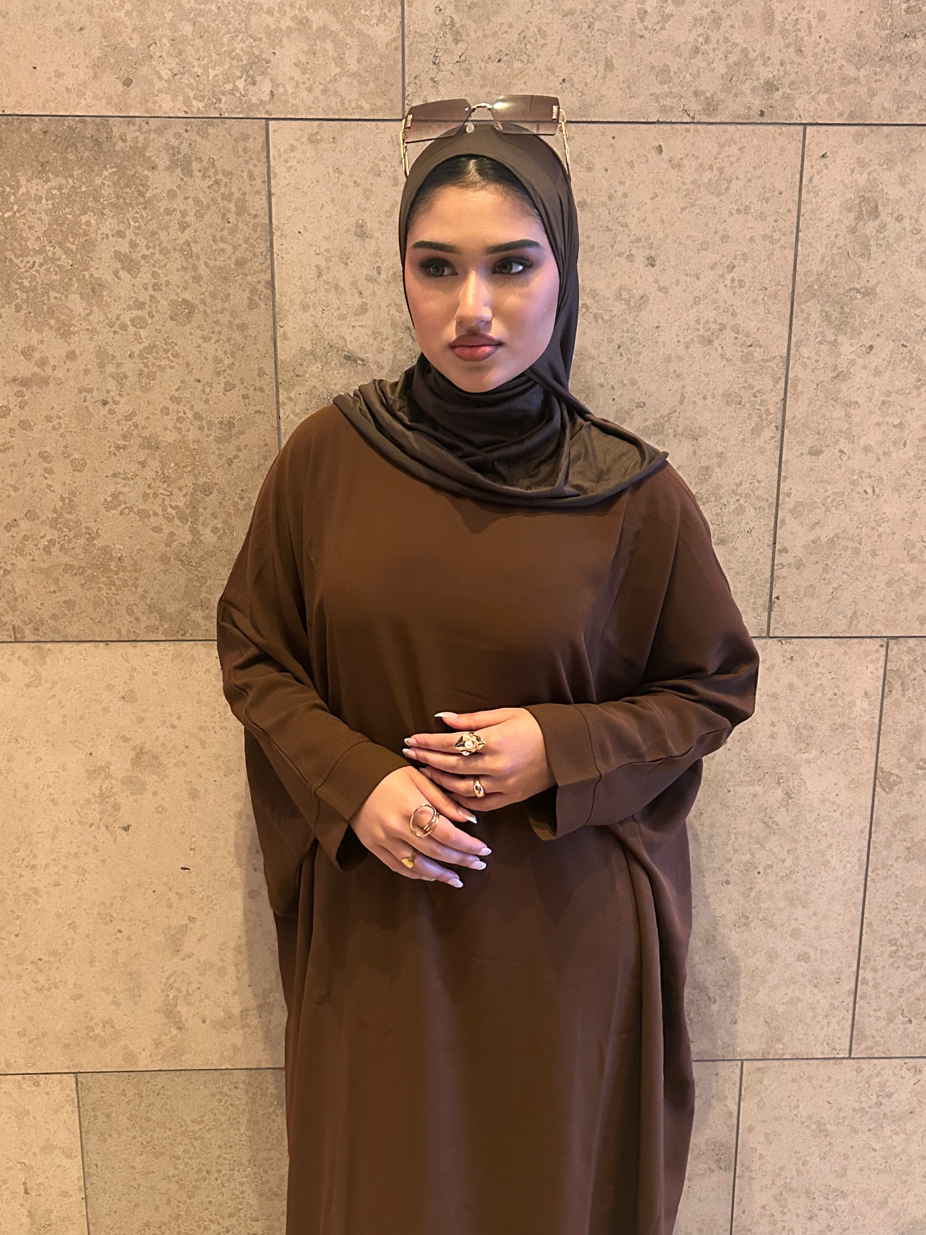 Brown Farasha with Inner Belt