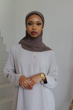 Load image into Gallery viewer, 2-Piece Soft Salmon Kawthar Cape &amp; Abaya Set
