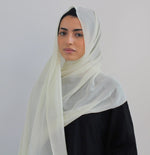 Load image into Gallery viewer, Chiffon Hijab - Off Beige
