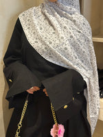 Load image into Gallery viewer, Printed Hijab - White
