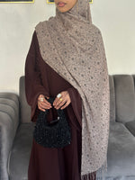 Load image into Gallery viewer, Printed Hijab - Neutral Brown

