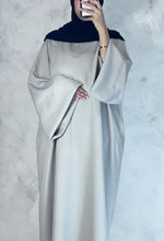 Load image into Gallery viewer, Grey Wide sleeve Abaya
