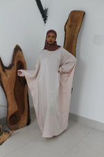 Load image into Gallery viewer, Soft Pink Farasha with Inner Belt
