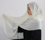 Load image into Gallery viewer, Chiffon Hijab - Off Beige
