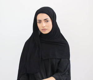 Jersey Hijab - Black