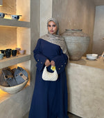 Load image into Gallery viewer, Cotton Abaya - Blue

