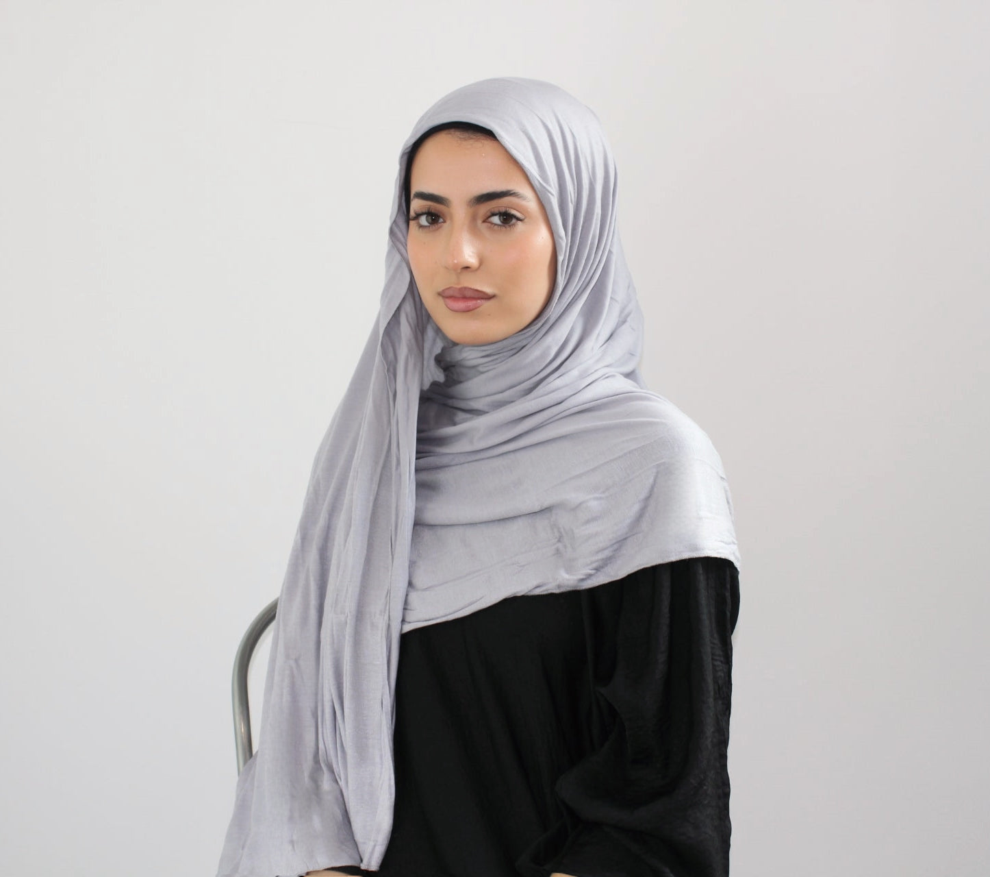 Jersey Hijab - Grey