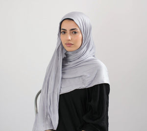 Jersey Hijab - Grey