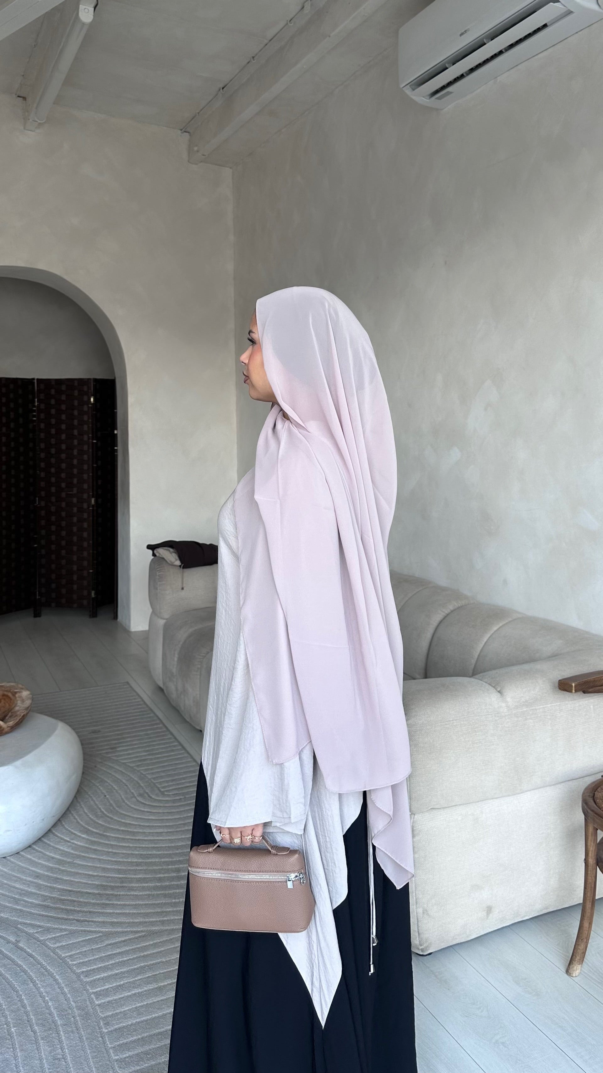 Nude Chiffon hijab