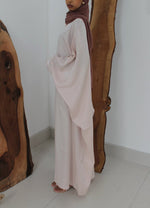 Load image into Gallery viewer, Soft Pink Farasha with Inner Belt
