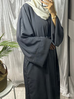 Load image into Gallery viewer, Charcoal Grey Closed Abaya
