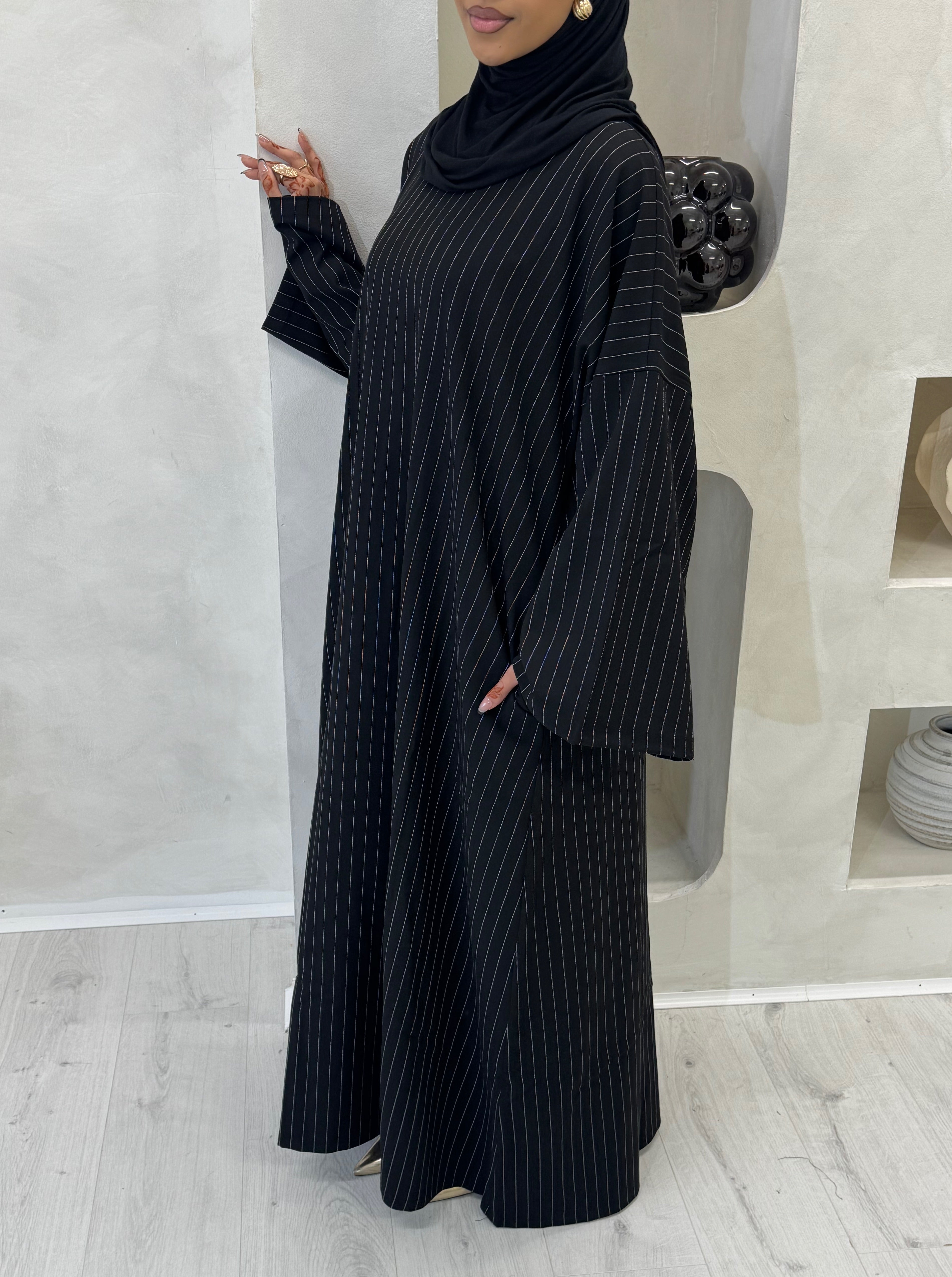 Black Maysa Closed Abaya