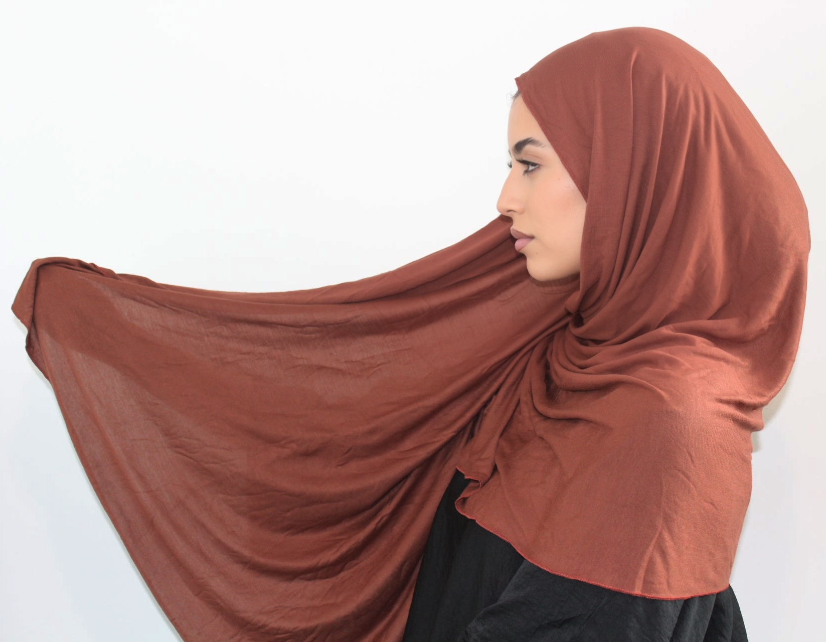 Jersey Hijab - Brown 2.0