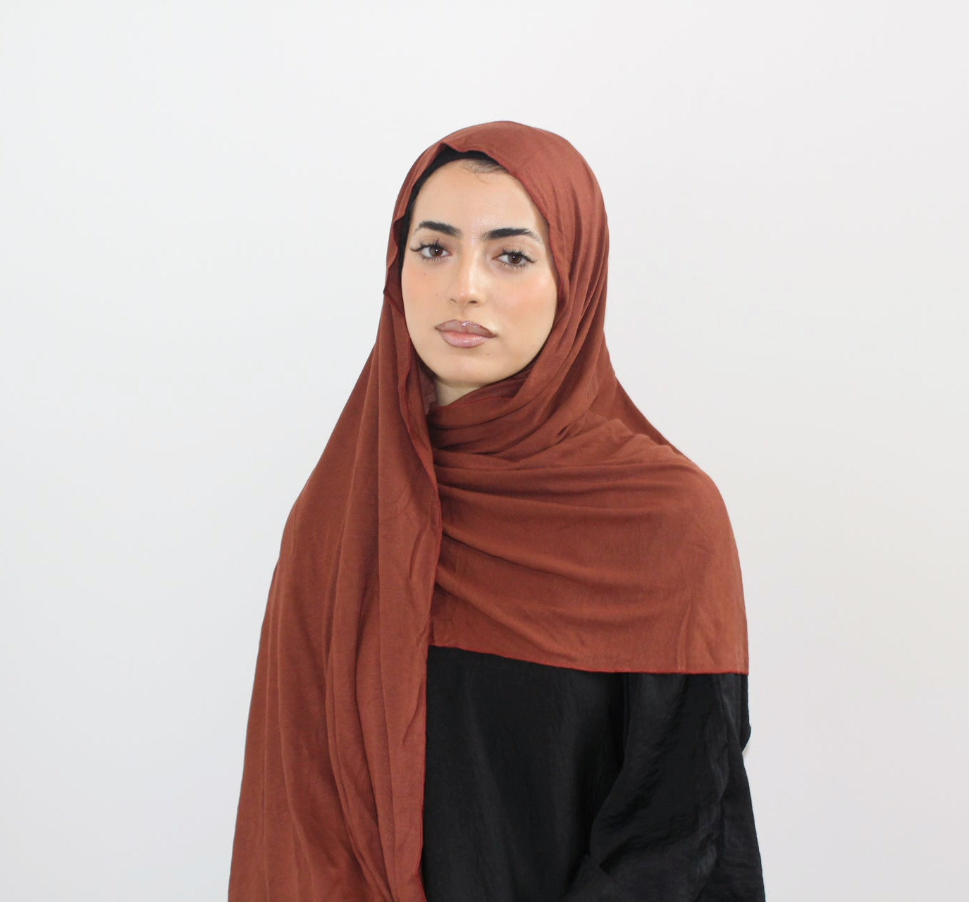 Jersey Hijab - Brown 2.0