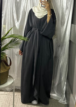 Load image into Gallery viewer, Charcoal Grey Closed Abaya
