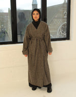 Load image into Gallery viewer, Blended Brown Abaya coat
