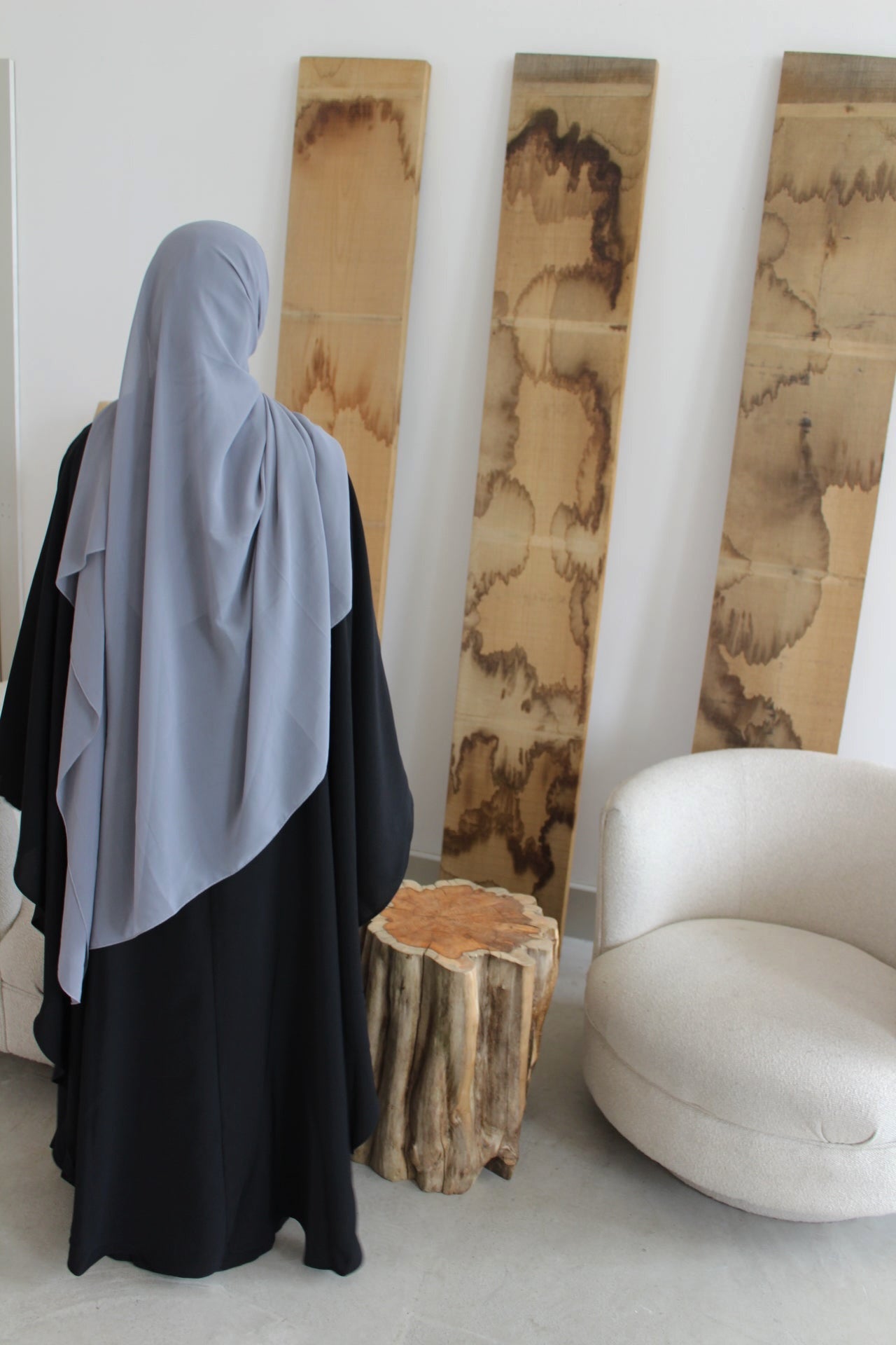 2-Piece Black Kawthar Cape & Abaya Set