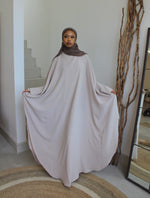 Load image into Gallery viewer, 2-Piece Soft Salmon Kawthar Cape &amp; Abaya Set
