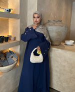 Load image into Gallery viewer, Cotton Abaya - Blue
