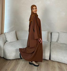 Brown Daily Closed Abaya