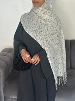 Load image into Gallery viewer, Printed Hijab - Off White
