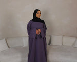 Load image into Gallery viewer, Purple Closed Daily Abaya
