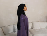 Load image into Gallery viewer, Purple Closed Daily Abaya
