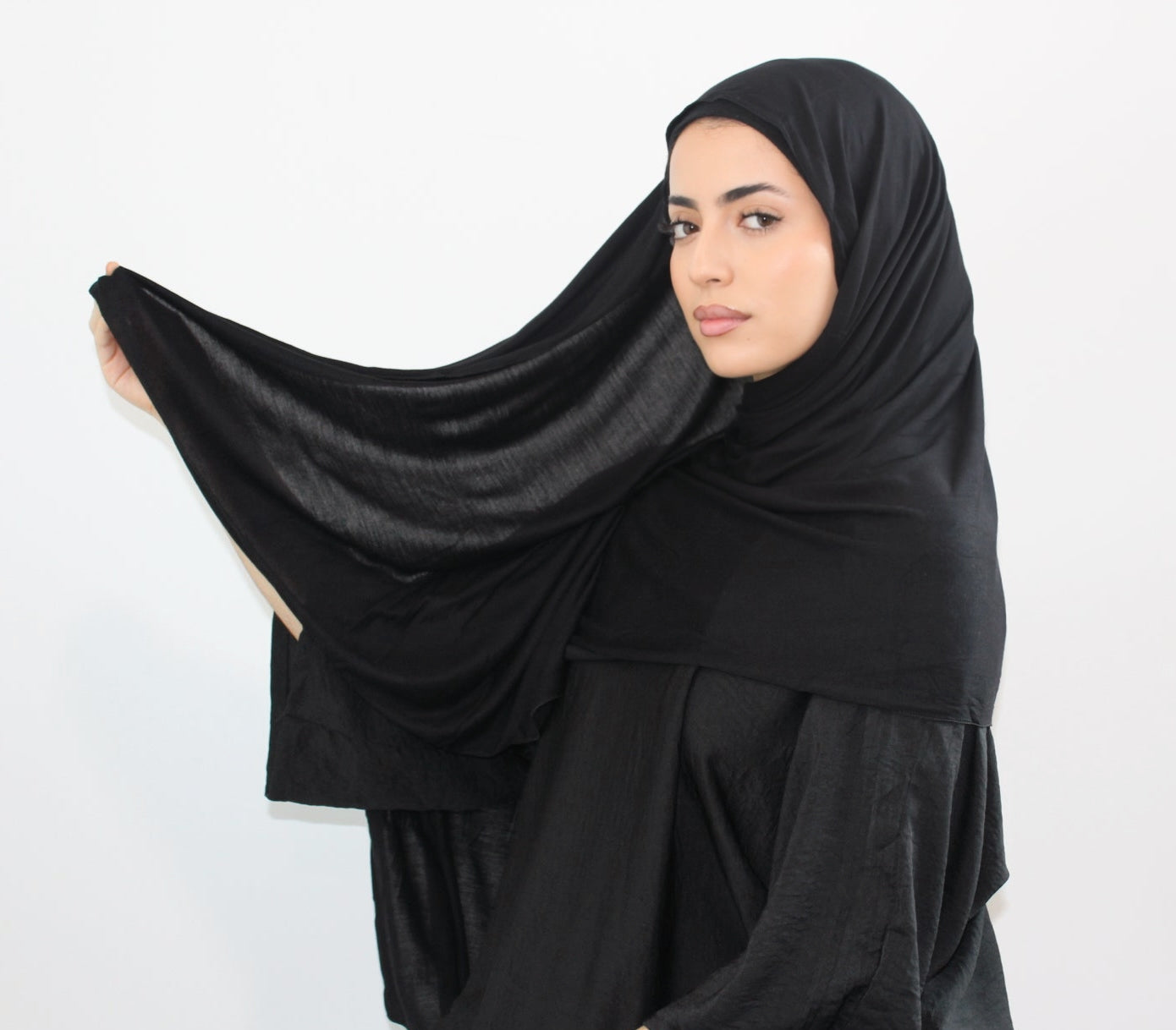 Jersey Hijab - Black