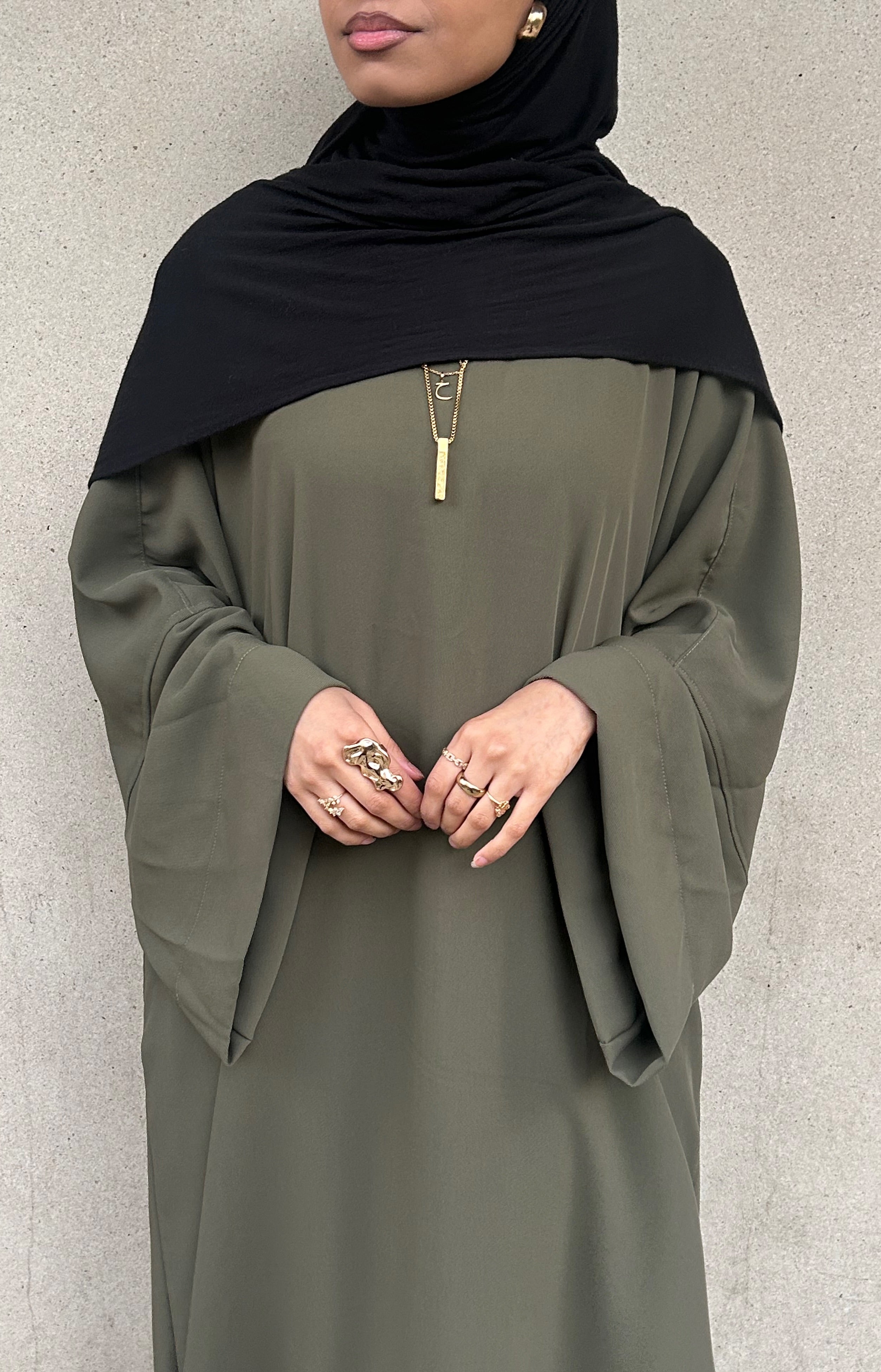 Olive Green Abaya