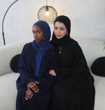 Load image into Gallery viewer, Black Sparkle Open Abaya
