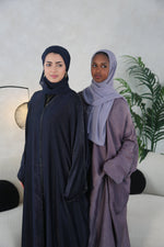 Load image into Gallery viewer, Lavendar Luxury Batwing Open Abaya
