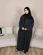 Load image into Gallery viewer, Blended Navy Abaya Coat
