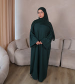 Load image into Gallery viewer, Green Daily Closed Abaya
