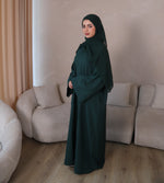 Load image into Gallery viewer, Green Daily Closed Abaya
