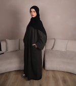 Load image into Gallery viewer, Blended Green Abaya Coat
