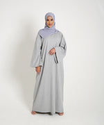 Load image into Gallery viewer, Grey Maysa Closed Abaya
