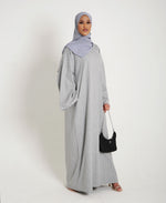 Load image into Gallery viewer, Grey Maysa Closed Abaya
