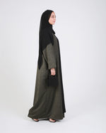 Load image into Gallery viewer, Gold Sparkle Open Abaya
