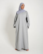 Load image into Gallery viewer, Grey Maysa Closed Abaya
