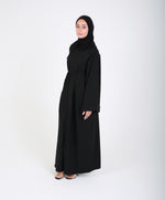 Load image into Gallery viewer, Black Ayah Closed Abaya
