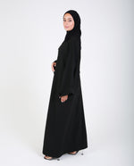 Load image into Gallery viewer, Black Ayah Closed Abaya
